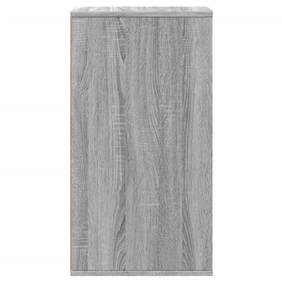 Ladekast 40x41x76 cm bewerkt hout grijs sonoma eikenkleurig