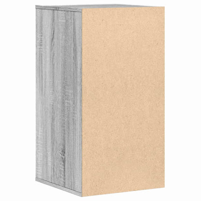 Ladekast 40x41x76 cm bewerkt hout grijs sonoma eikenkleurig