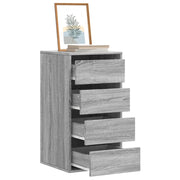 Ladekast 40x41x76 cm grijs sonoma eiken