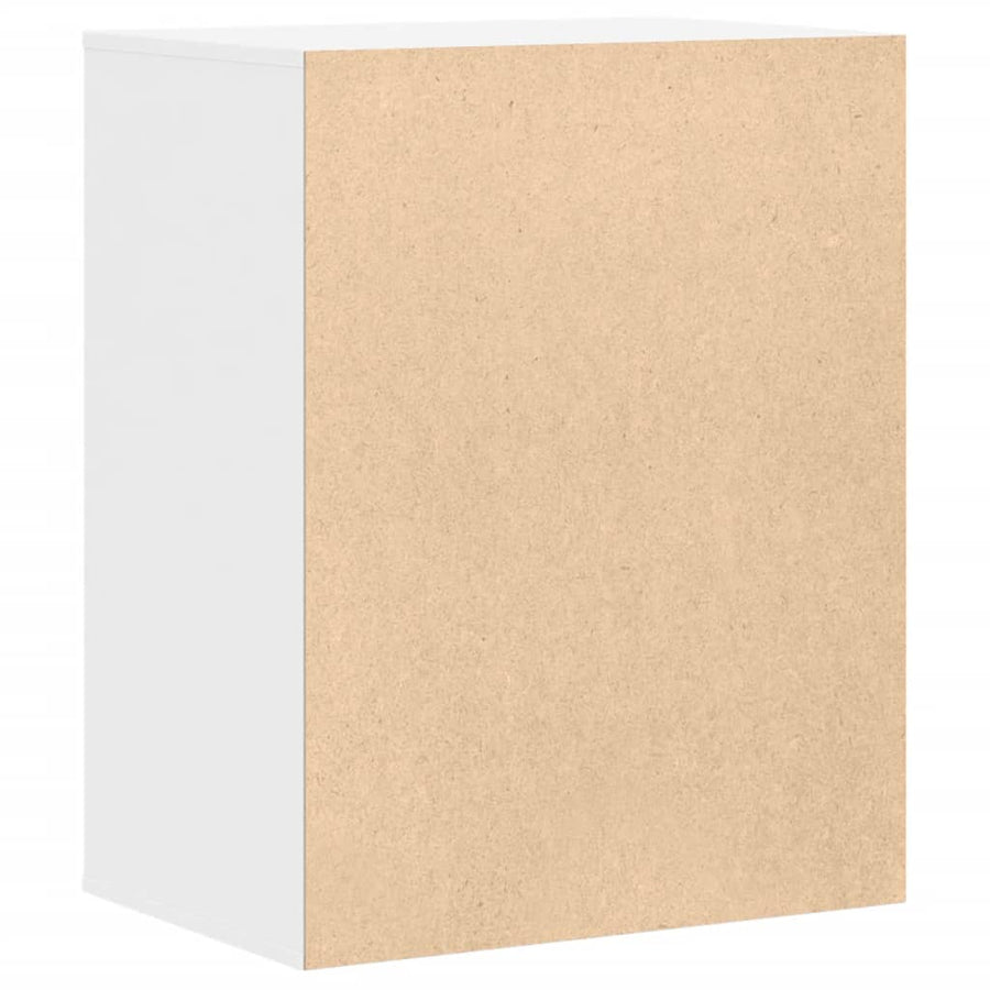 Ladekast 60x41x76 cm bewerkt hout wit