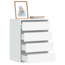 Ladekast 60x41x76 cm bewerkt hout wit