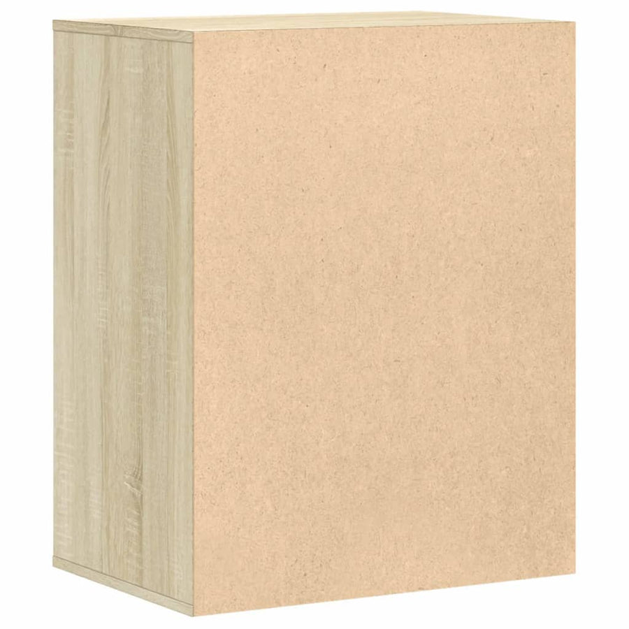 Ladekast 60x41x76 cm bewerkt hout sonoma eikenkleurig