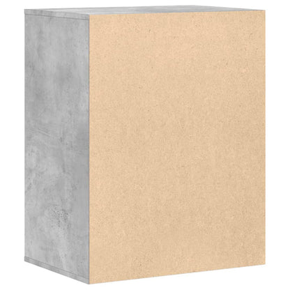 Ladekast 60x41x76 cm bewerkt hout betongrijs