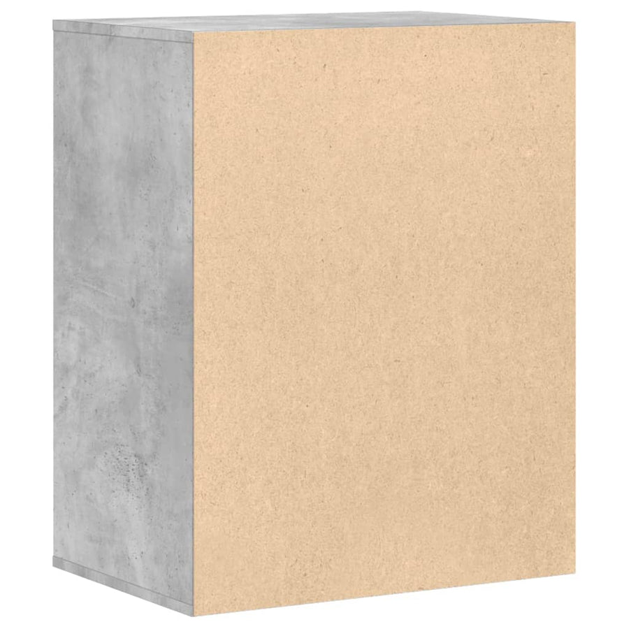 Ladekast 60x41x76 cm bewerkt hout betongrijs