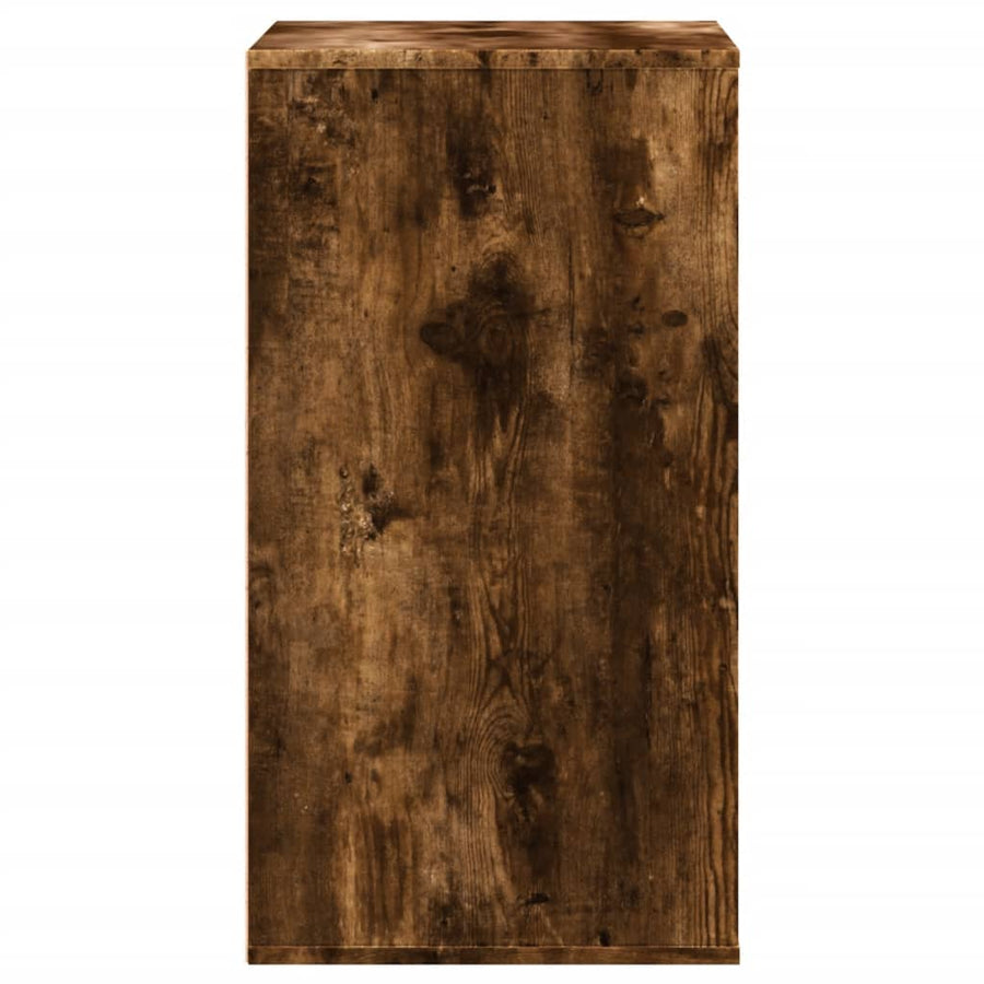 Ladekast 60x41x76 cm bewerkt hout gerookt eikenkleurig