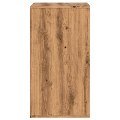 Ladekast 60x41x76 cm bewerkt hout artisanaal eikenkleurig