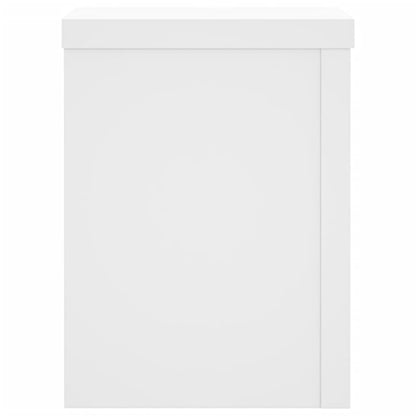 Plantenstandaards 2 st 15x15x20 cm bewerkt hout wit