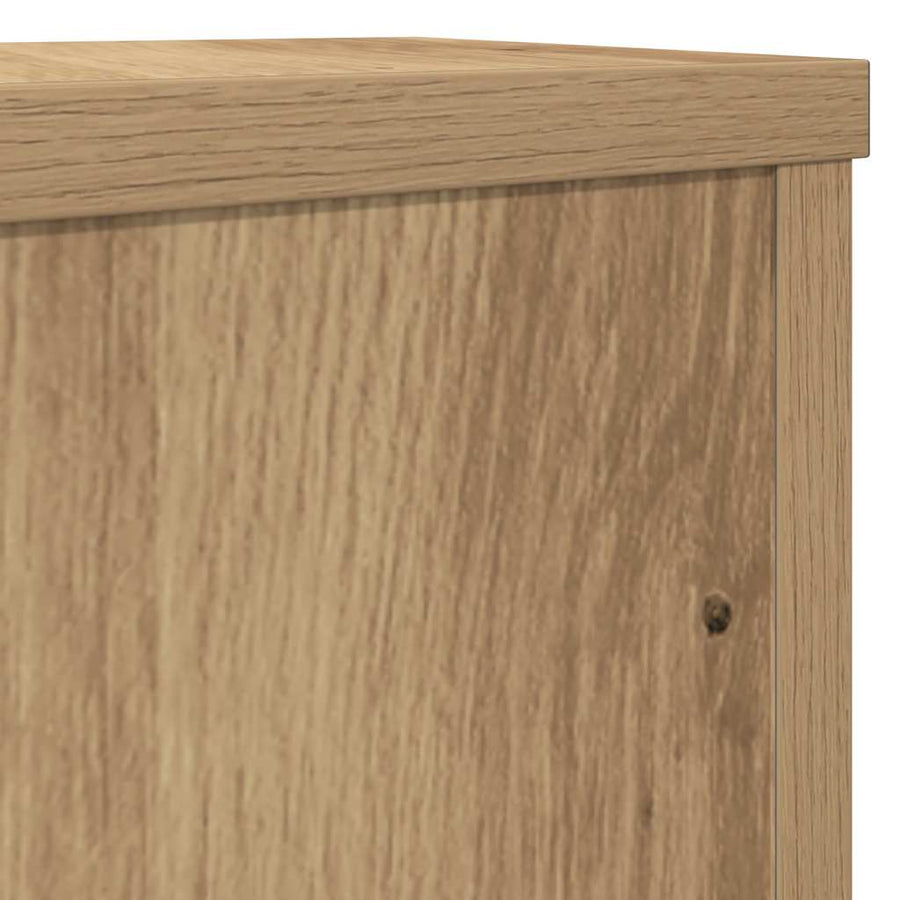 Plantenstandaards 2 st 15x15x20 cm hout artisanaal eiken