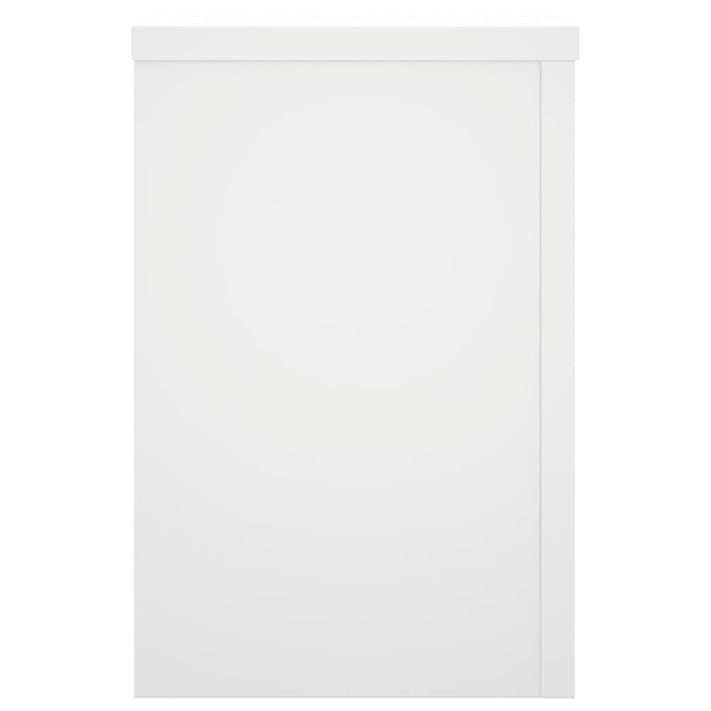 Plantenstandaards 2 st 25x25x35 cm bewerkt hout wit