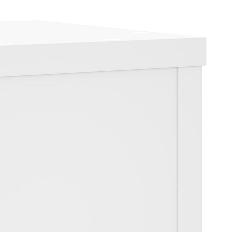 Plantenstandaards 2 st 25x25x35 cm bewerkt hout wit
