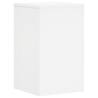 Plantenstandaards 2 st 30x30x50 cm bewerkt hout wit