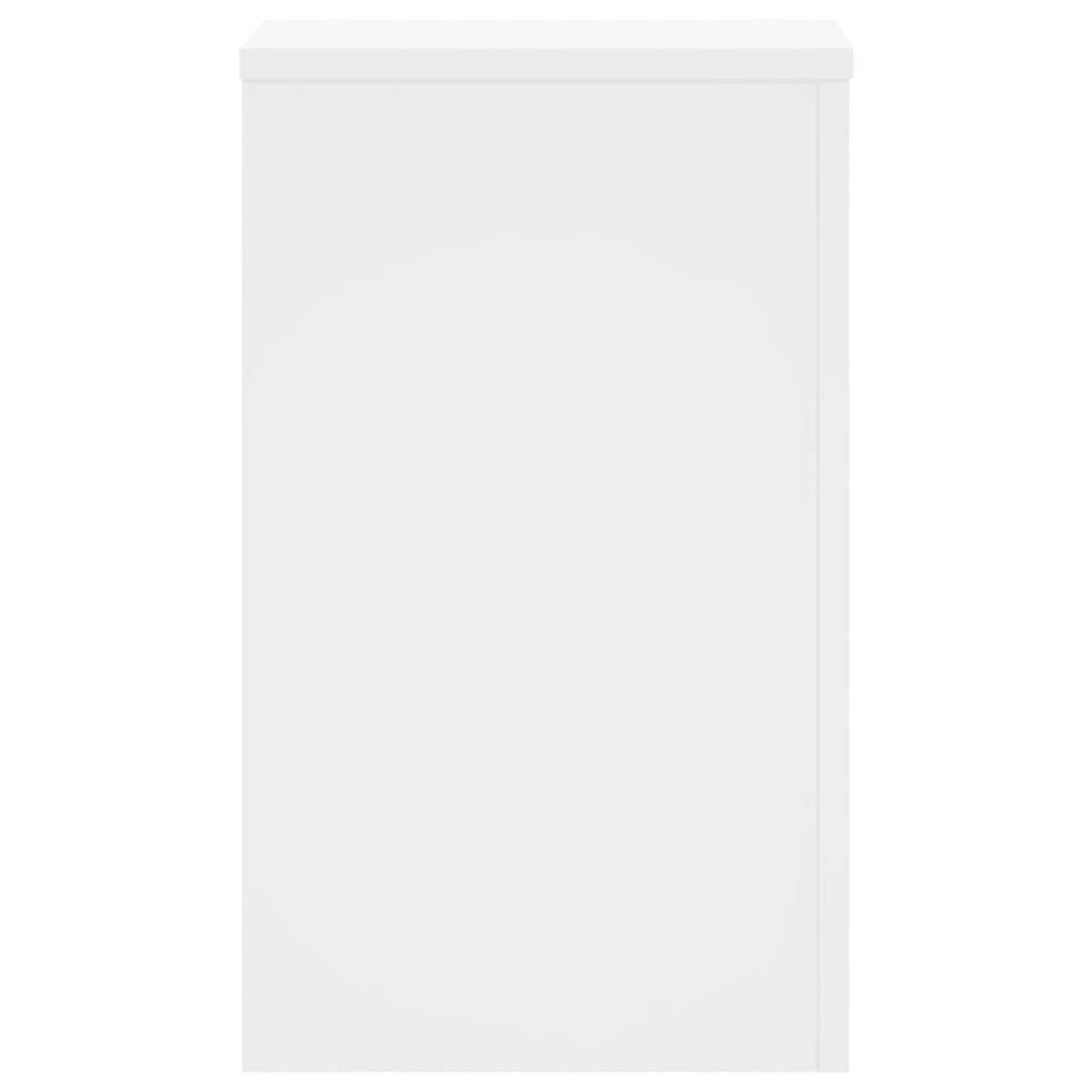 Plantenstandaards 2 st 30x30x50 cm bewerkt hout wit