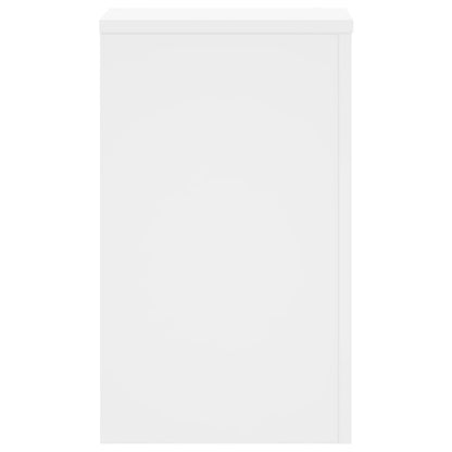Plantenstandaards 2 st 30x30x50 cm bewerkt hout wit
