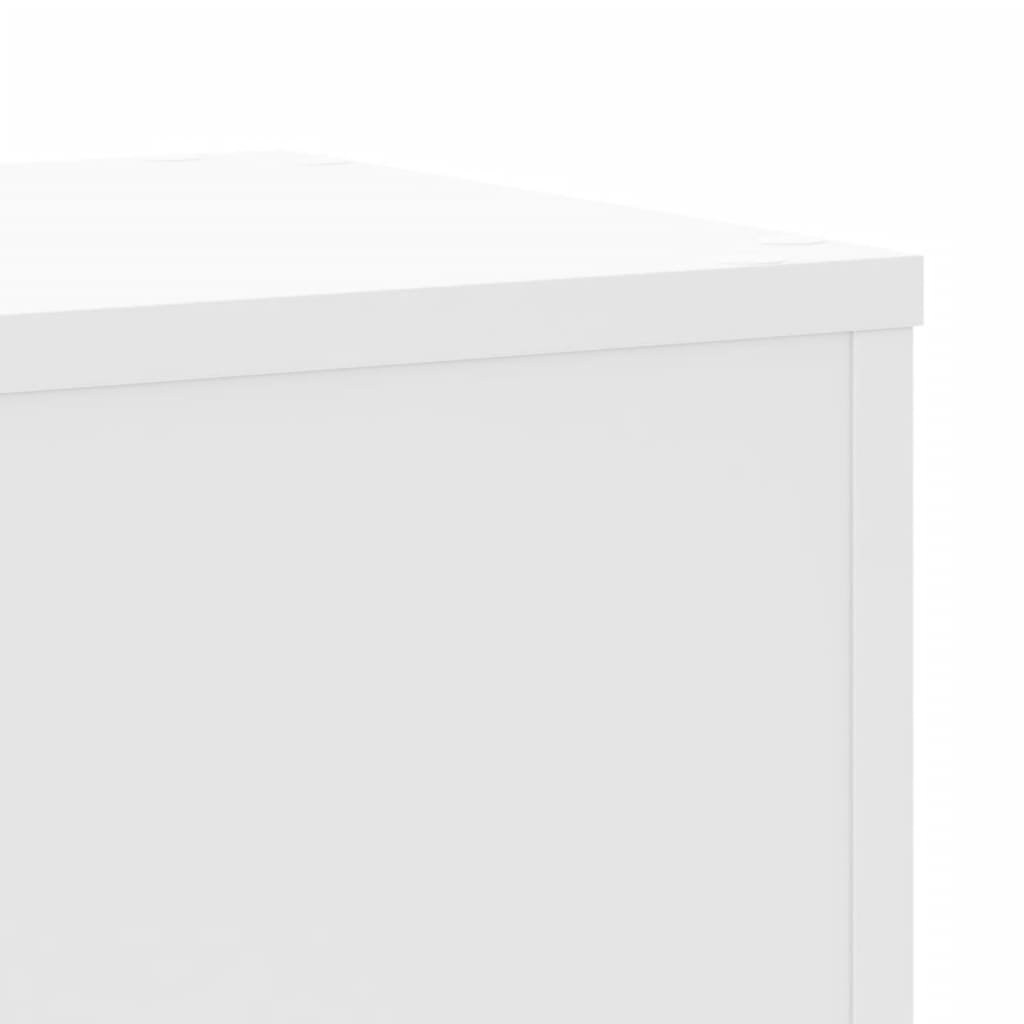 Plantenstandaards 2 st 30x30x50 cm bewerkt hout wit