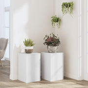 Plant Stands 2 pcs 30x30x50 cm Treated Wood White