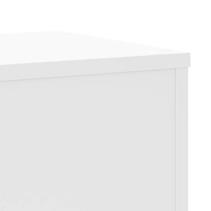 Plantenstandaards 2 st 30x30x70 cm bewerkt hout wit