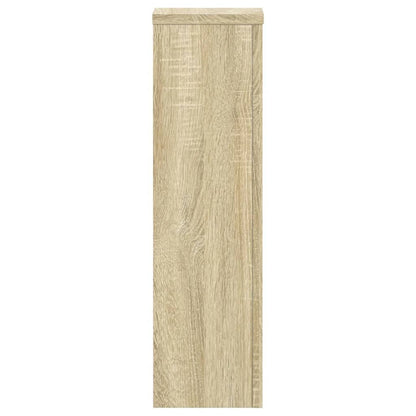 Plantenstandaards 2 st 17x17x60 cm bewerkt hout sonoma eiken