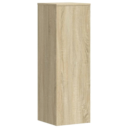 Plantenstandaard 33x33x100 cm bewerkt hout sonoma eikenkleurig