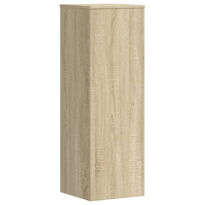 Plantenstandaard 33x33x100 cm bewerkt hout sonoma eikenkleurig