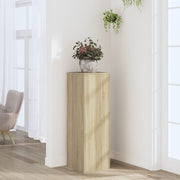 Plantenstandaard 33x33x100 cm bewerkt hout sonoma eiken