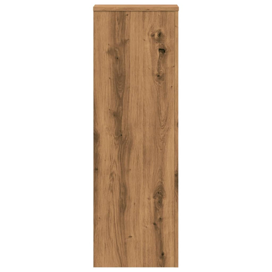 Plantenstandaard 33x33x100 cm bewerkt hout artisanaal eiken