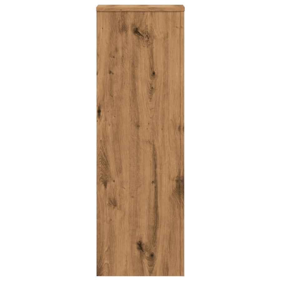 Plantenstandaard 33x33x100 cm bewerkt hout artisanaal eiken