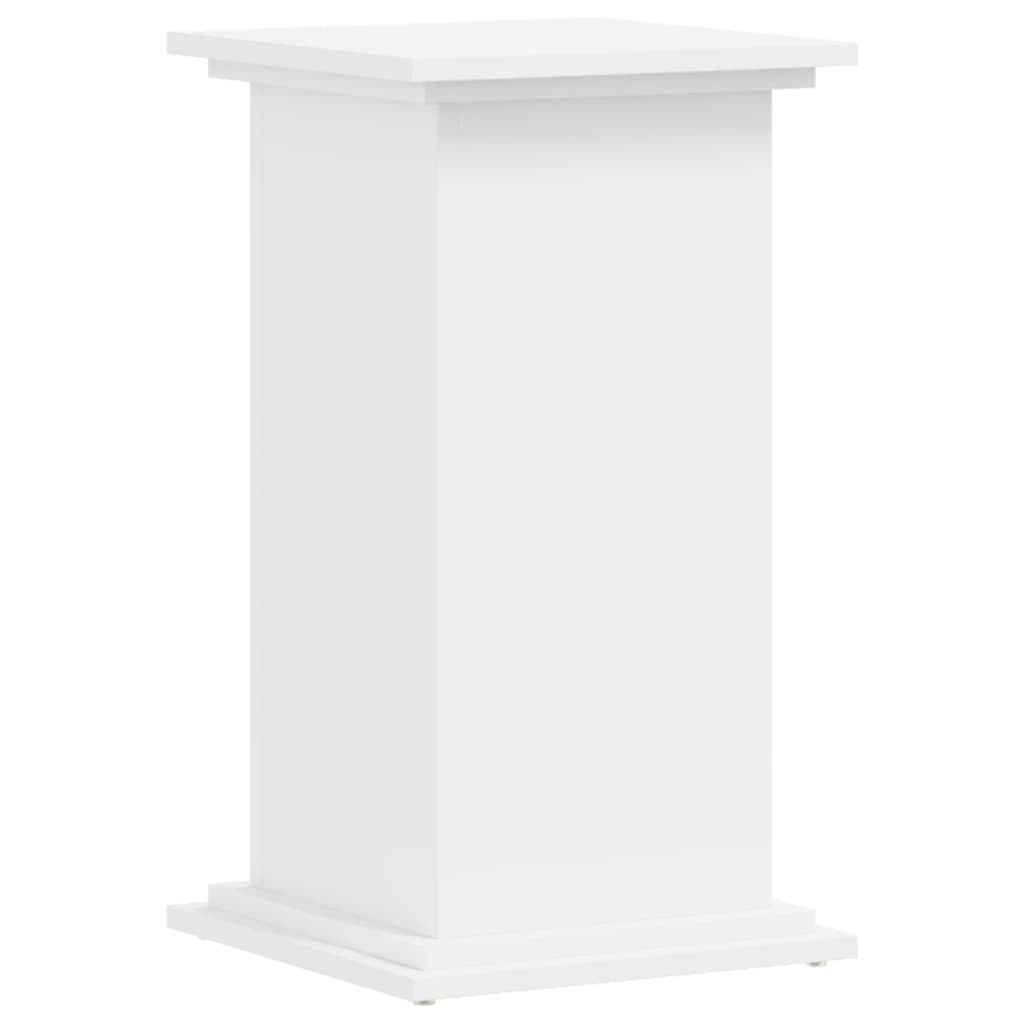 Plantenstandaard 33x33x60 cm bewerkt hout wit