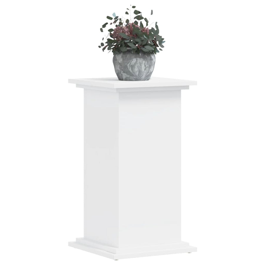 Plantenstandaard 33x33x60 cm bewerkt hout wit