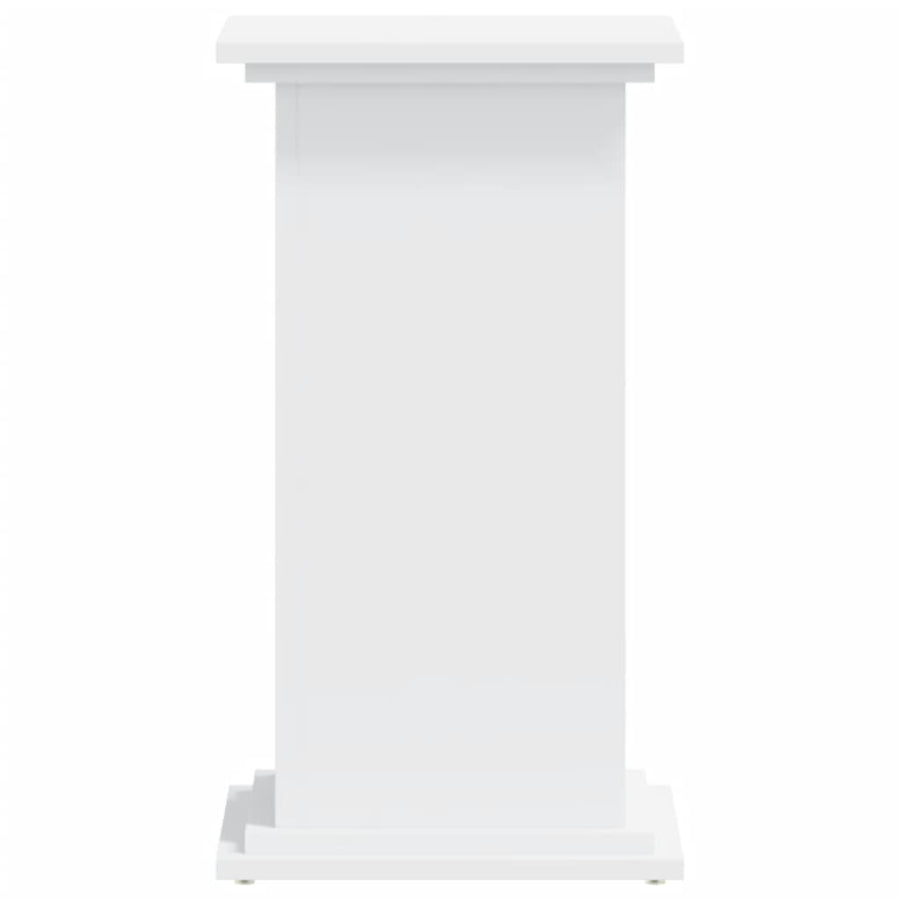 Plantenstandaard 33x33x60 cm bewerkt hout wit