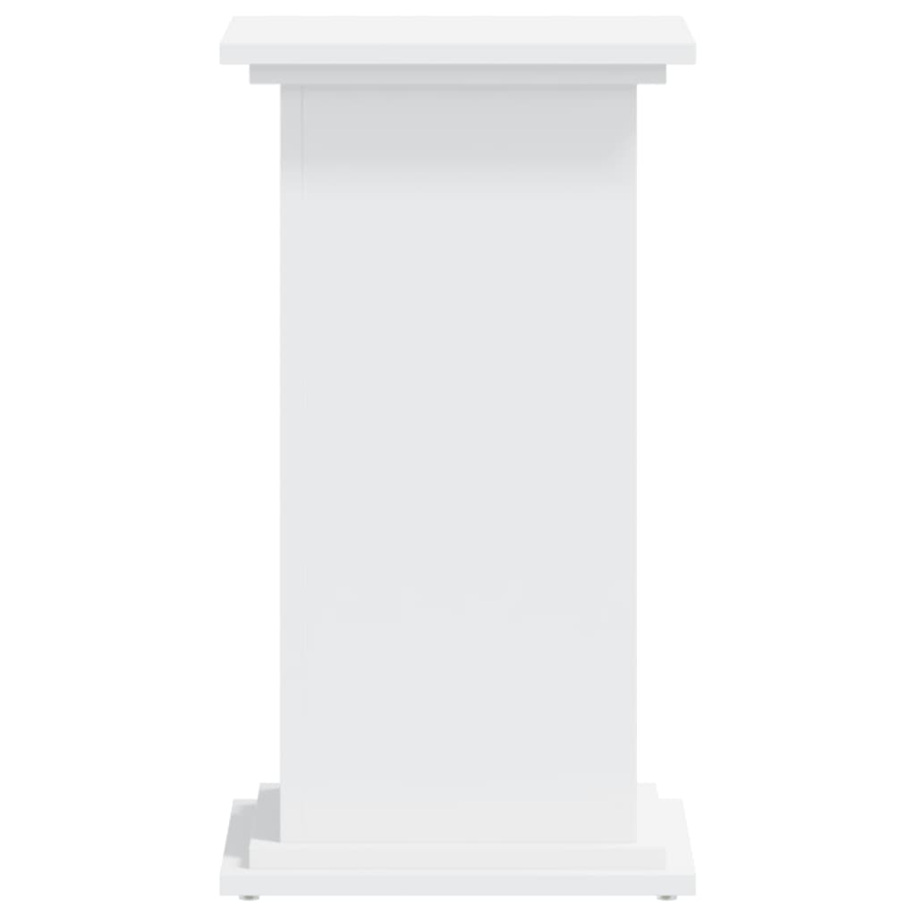 Plantenstandaard 33x33x60 cm bewerkt hout wit