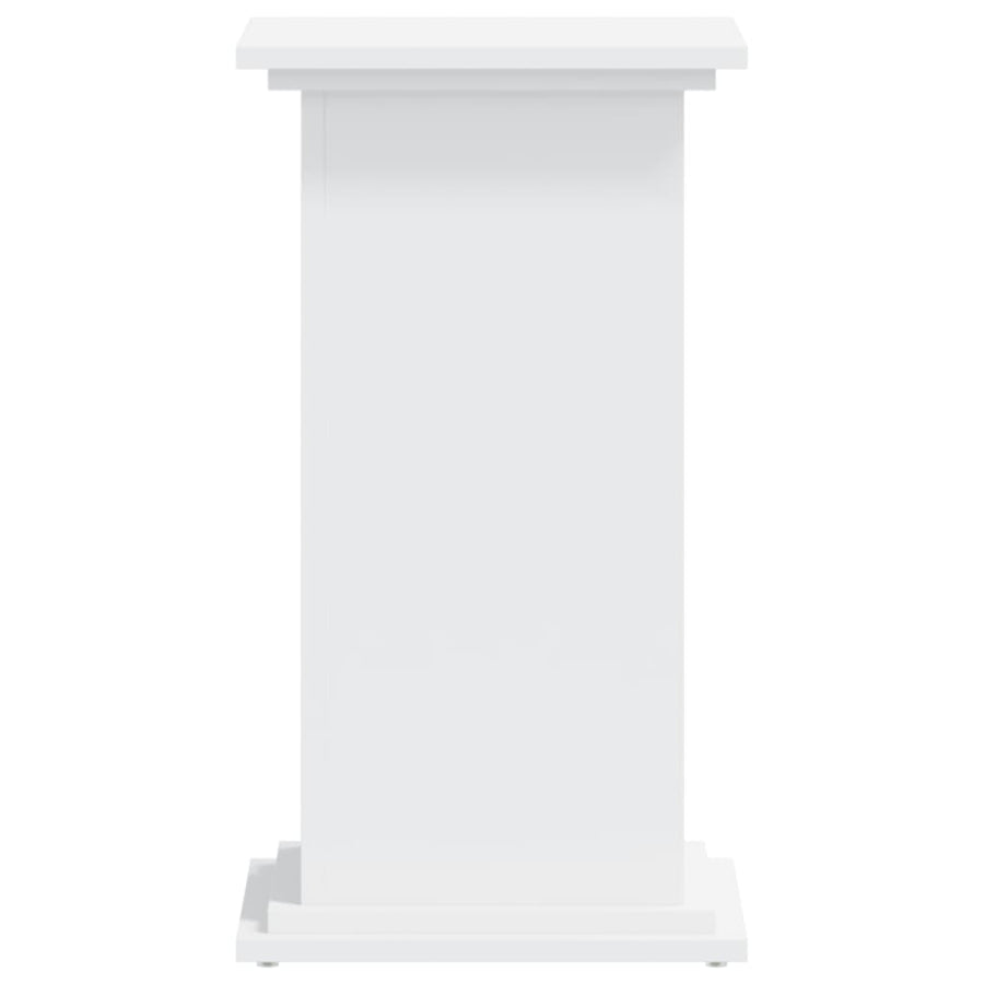 Plantenstandaard 33x33x60 cm bewerkt hout wit