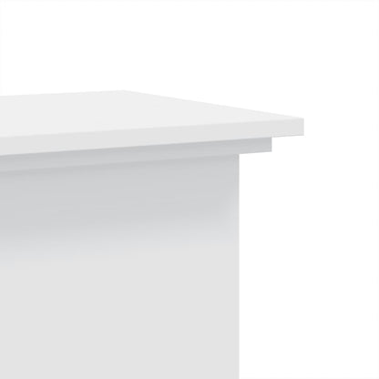 Plantenstandaard 33x33x60 cm bewerkt hout wit