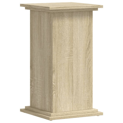 Plantenstandaard 33x33x60 cm bewerkt hout sonoma eikenkleurig
