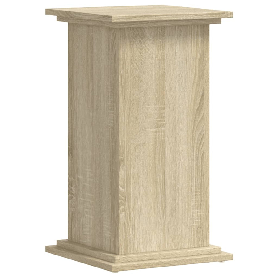 Plantenstandaard 33x33x60 cm bewerkt hout sonoma eikenkleurig