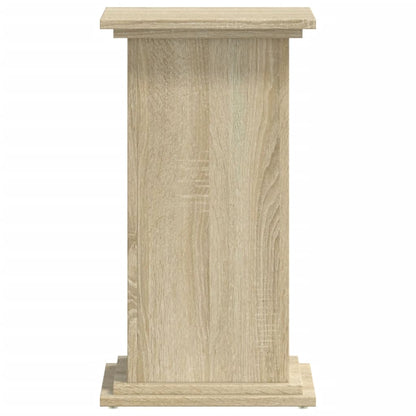 Plantenstandaard 33x33x60 cm bewerkt hout sonoma eikenkleurig