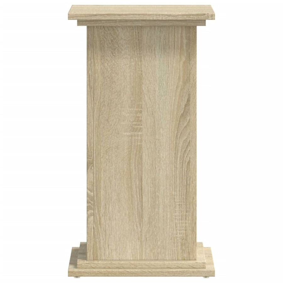Plantenstandaard 33x33x60 cm bewerkt hout sonoma eikenkleurig