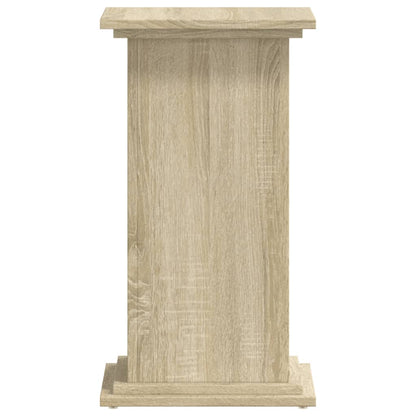 Plantenstandaard 33x33x60 cm bewerkt hout sonoma eikenkleurig
