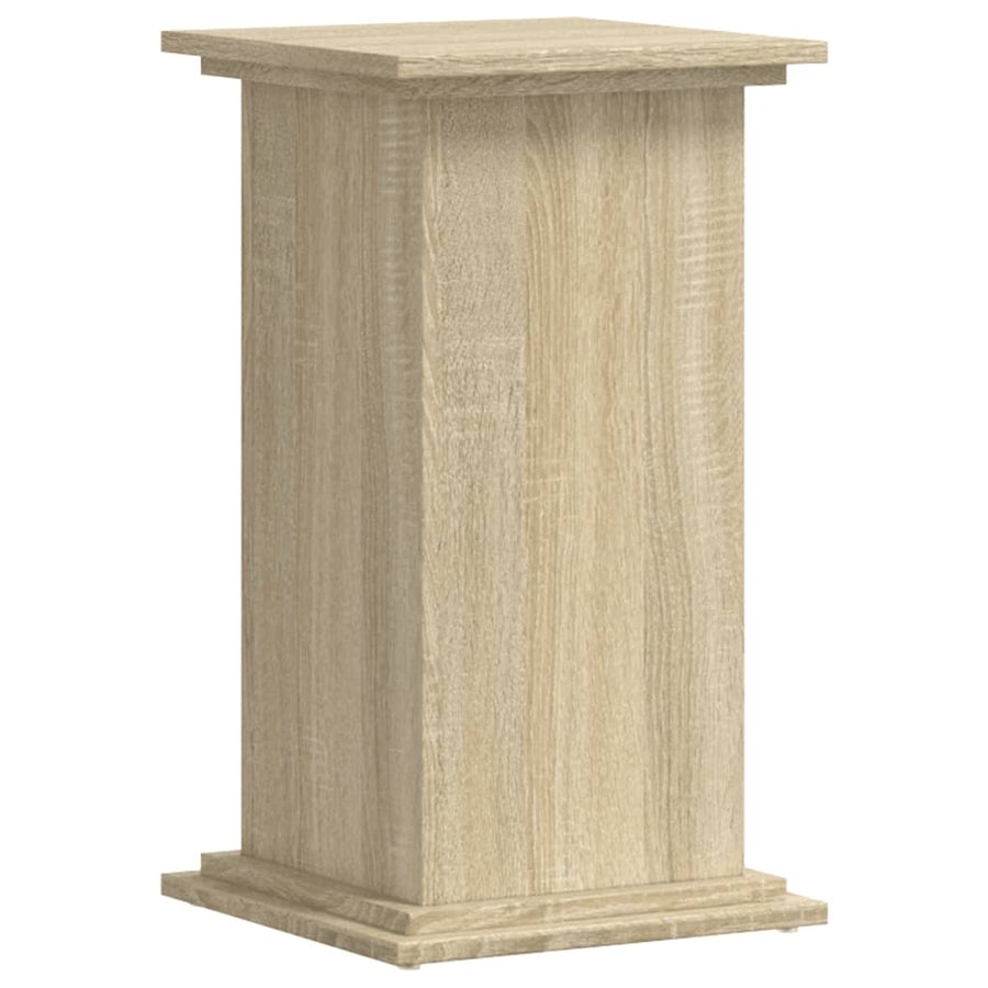 Plantenstandaard 33x33x60 cm bewerkt hout sonoma eikenkleurig