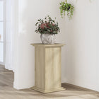 Plant stand 33x33x60 cm engineered wood Sonoma oak finish