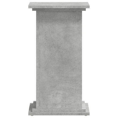 Plantenstandaard 33x33x60 cm bewerkt hout betongrijs