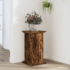 Plantenstandaard 33x33x60 cm bewerkt hout gerookt eiken