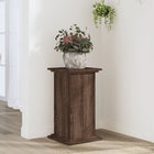 Plantenstandaard 33x33x60 cm bewerkt hout bruin