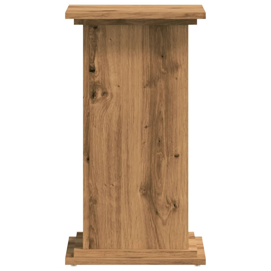 Plantenstandaard 33x33x60 cm bewerkt hout artisanaal eiken