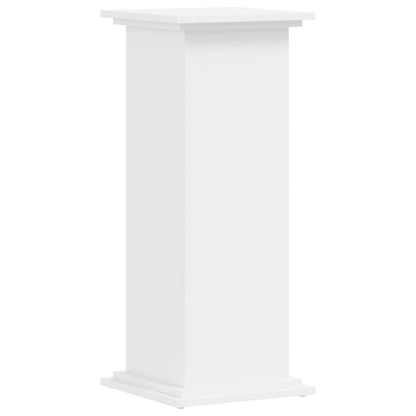 Plantenstandaard 33x33x80 cm bewerkt hout wit