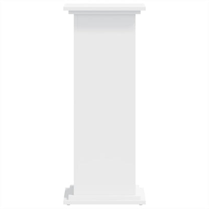 Plantenstandaard 33x33x80 cm bewerkt hout wit