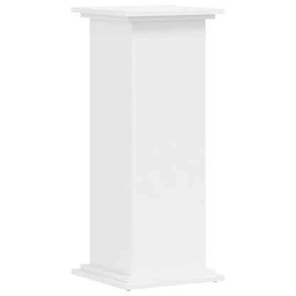 Plantenstandaard 33x33x80 cm bewerkt hout wit