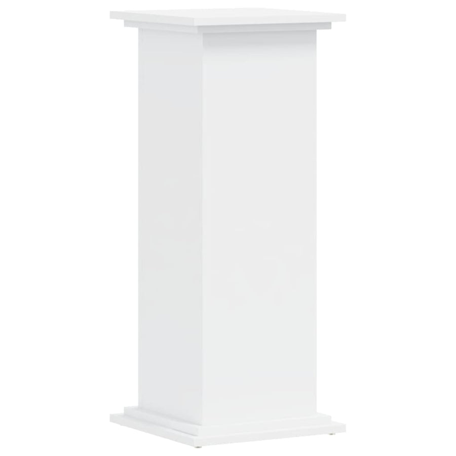 Plantenstandaard 33x33x80 cm bewerkt hout wit