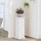 Plant Stand 33x33x80 cm Treated Wood White