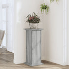 Plant stand 33x33x80 cm treated wood grey Sonoma oak