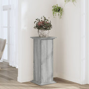 Plantenstandaard 33x33x80 cm bewerkt hout grijs